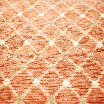 Chenille Jacquard geométrico patrón de tela para el sofá